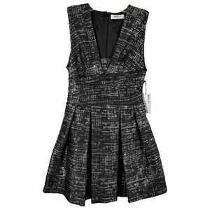 Bailey 44 Size 0 Dress Keep On Dreaming Metallic Silver Gray Sequins NWT‎ 1458